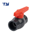 PVC-U ortagonal pvc plastic ball valves thread